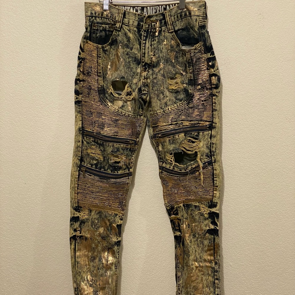 Vintage Americana jeans 32/33 designer new without tags